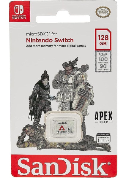 Microsdhc Uhsı Card For Nintendo Switch  Legends Microsd 128GB