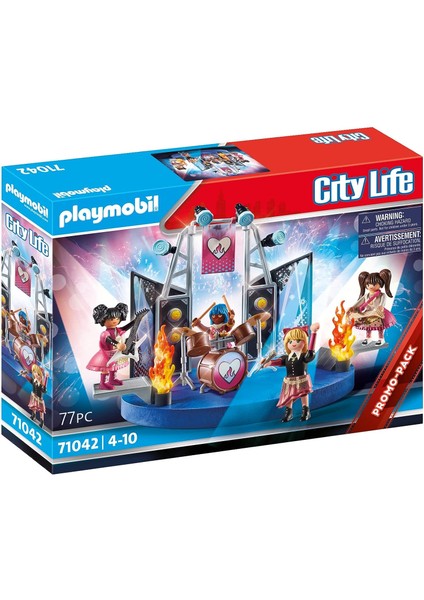 Playmobil 71042 Müzik Grubu Prsyon Paketi, Playmobil Müzik, Rol Yapma, Grup Pratiği, Genç Kız Grubu, Genç Erkek Grubu, Gösteri Zamanı, Oyuncaklar, Figürler, 4 Yaş ve Üzeri Için Uygun Oyun Setleri