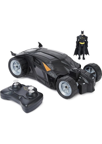 Dc Comics, Batman Batmobile Uzaktan Kumandalı Araba, 4 Inç Batman Figürü ile Sürmesi Kolay, 4 Yaş ve Üzeri Kız ve Erkek Çocuklar Için Çocuk Oyuncakları