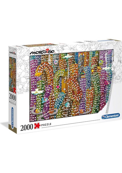 32565 Mordillo Puzzle Orman 2000 Parça Yapboz