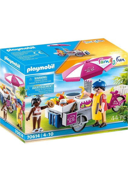 Playmobil 70614 Aile Eğlencesi Krep Arabası, Eğlenceli Yaratıcı Rol Yapma, Oyun Seti 4 Yaş ve Üzeri Çocuklar Için Uygundur