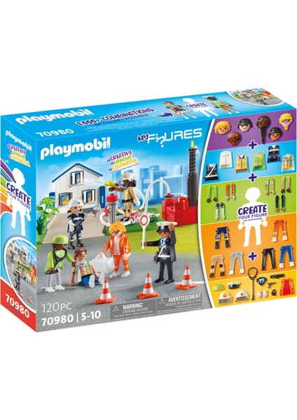 Playmobil 70980 Figürlerim: Kurtarma, Koleksiyon Ürünleri Karışımı ve Eşleştirme Figürleri, Eğlenceli Yaratıcı Rol Yapma, Oyun Setleri 4 Yaş ve Üzeri Çocuklar Için Uygundur