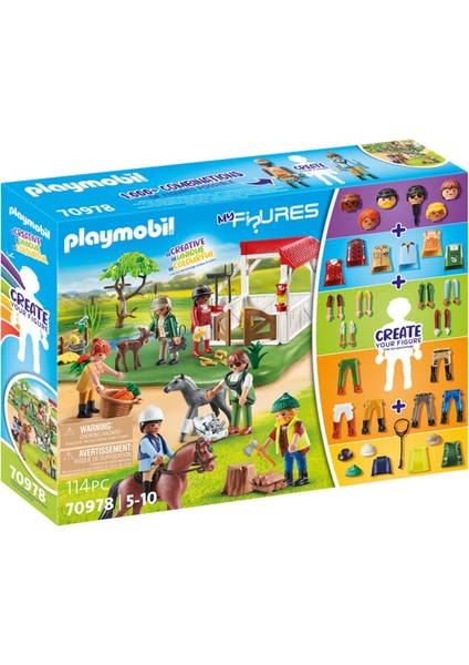 Playmobil 70978 Figürlerim: At Çiftliği, Koleksiyon Ürünleri Karışımı ve Eşleştirme Figürleri, Eğlenceli Yaratıcı Rol Yapma, Oyun Setleri 4 Yaş ve Üzeri Çocuklar Için Uygundur