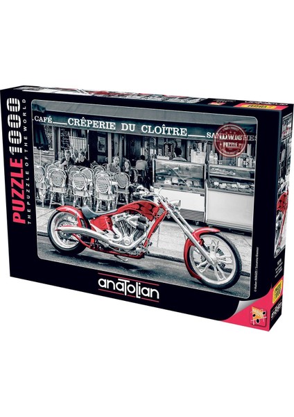 1000 Parça Puzzle : Kırmızı Chopper