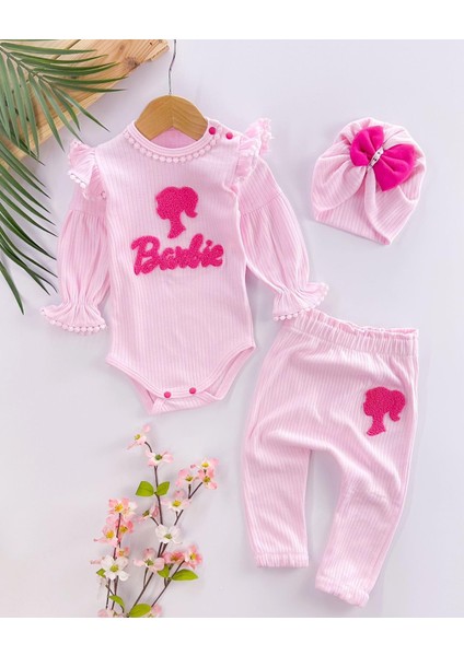 Sdyney Pink Barbie 3 Lü Takım
