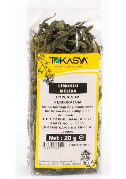 Limonlu Melisa Yaprağı 20 g (5 li Paket)