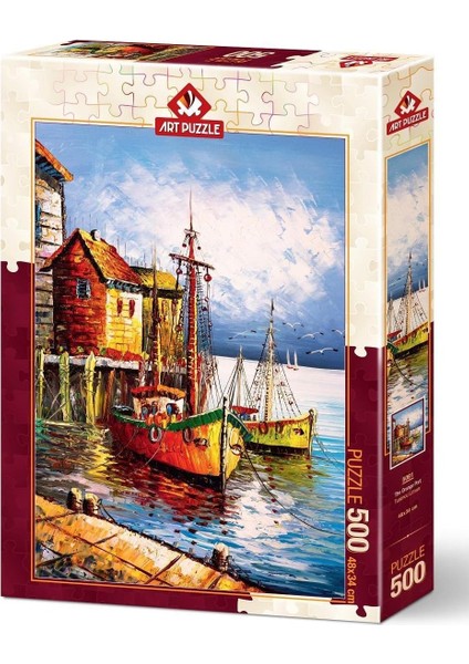 Turuncu Liman 500 Parça Puzzle