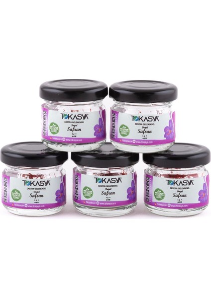 Doğal Safran 1 g (5 Şişe)