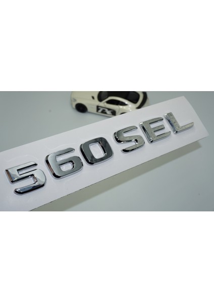 560 Sel Bagaj Krom Abs 3m 3D Yazı Logo Benz Ile Uyumlu