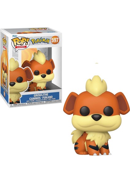 Pop: Pokemon Growlithe Canincs Pukano NO:597
