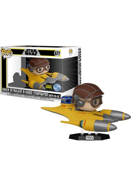 Pop Rides Deluxe: Disney Star Wars Luke Skywalker In T 47 Airspeeder Special Edition