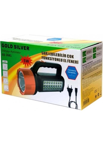 GS-2681 Çok Fonksiyonlu El Feneri indirimleri