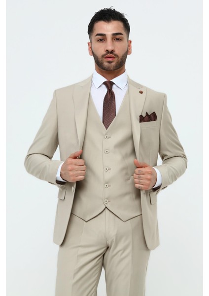 1042 Slim Fit Sivri Yaka Takım Elbise modelleri