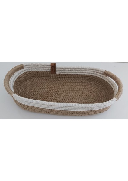 Oval Hasır Sepet - 30X17X6 cm
