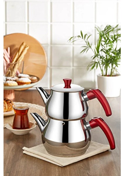 Akdeniz Çaydanlık Çelik Küre Minti AKD-101