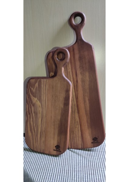 Doğal Ahşap Koyu Ceviz Kesme ve Servis Tahtası 2 Parça fiyatları