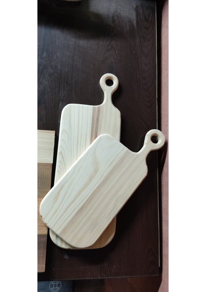 Doğal Ahşap Koyu Ceviz Kesme ve Servis Tahtası 2 Parça fırsatları