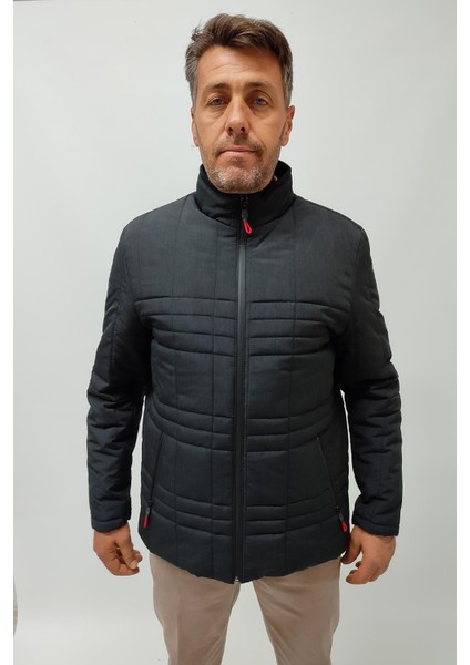 Erkek Önden Fermuarlı Iç Cepli Dik Yaka Polarlı Iç Astarlı Erkek Mont Günlük Mont fiyatları