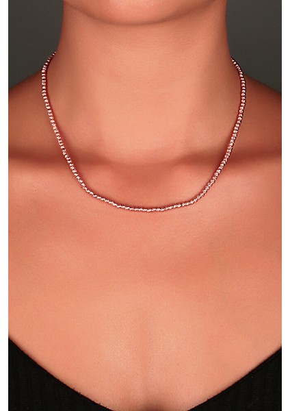 925 Ayar Gold Kaplamalı Dorika Taşlı Gümüş Kolye fiyatları