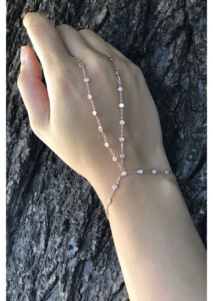 925 Ayar Rose Kaplama Mavi Taşlı Gümüş Şahmeran fiyatları