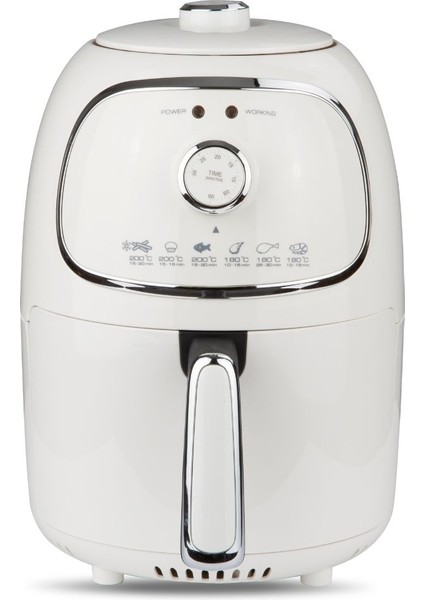 CDF-401 Frito Airfryer Yağsız Fritöz Beyaz