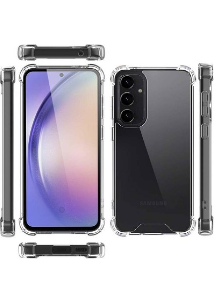 Samsung Galaxy S23 Fe Kılıf Nitro Darbe Korumalı + Kamera Lens Koruyucu Ekran Koruyucu Nano