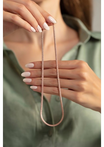 925 Ayar Gümüş Italyan Yassı Kolye modelleri