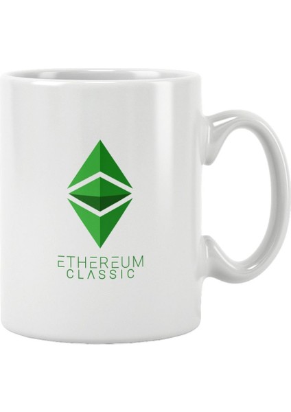Ethereum Classic Bitcoin Baskılı Kupa Bardak