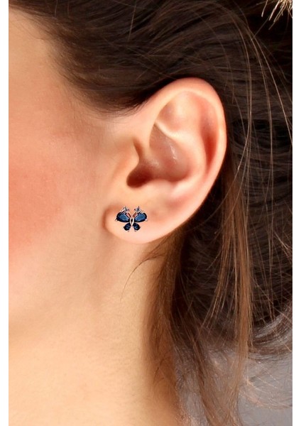 Zirkon Taşlı Kelebek Küpe fiyatları