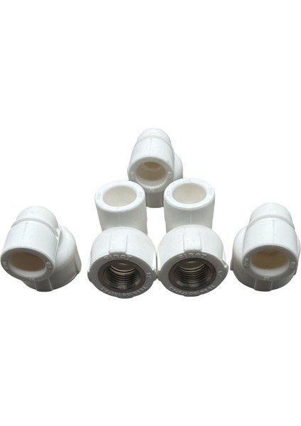 Fırat Iç Dişli Dirsek Pprc Plastik Iç Dişli Dirsek 1/2X20 mm 10 Adet