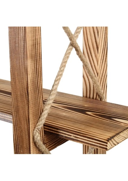 Tamamen Ahşap Dekoratif 5 Bölmeli El Yapımı Raf & Kitaplık fırsatları