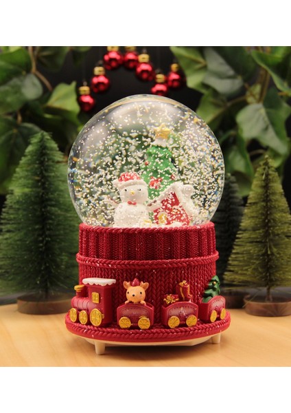 Yılbaşı Noel Kar Küresi Christmas Işıklı, Müzikli ve Kar Motorlu Mega Boy Kar Küresi Premium Kardan Adam fiyatları