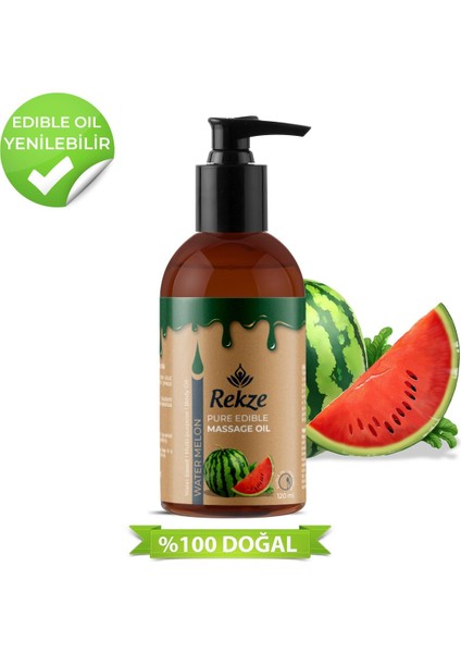 Doğal Karpuz Özlü Duyusal ve Aromaterapi Masaj Yağı 120 ml