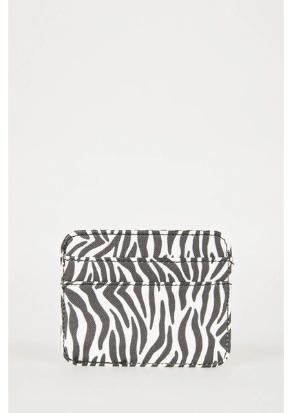 Kadın Zebra Baskılı Suni Deri Kartlık B8165AXNS fırsatları