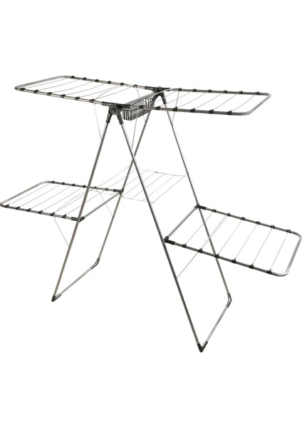 Çamaşır Kurutmalık Çift Katlı Askılık 2 Katlı Dayanıklı Çamaşır Kurutma