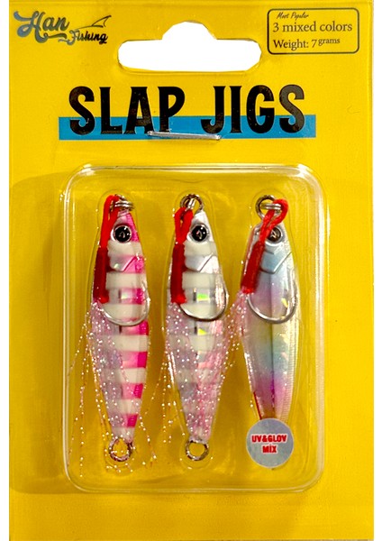 Slap Jig Uv&glow Mix 7 gr