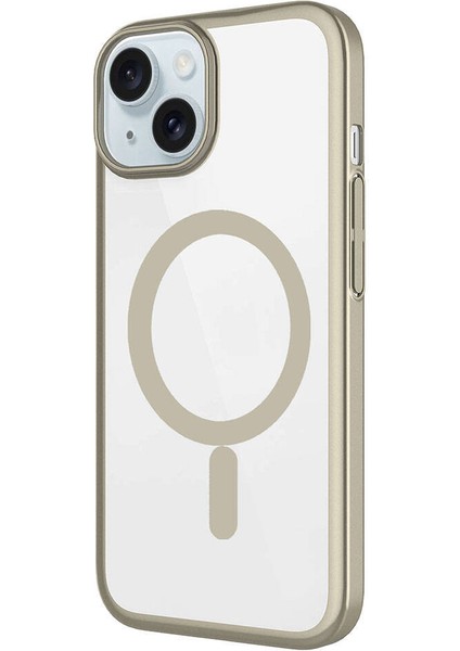 Apple iPhone 15 Plus Kılıf Wireless Şarj Özellikli Sert Pc Mat Magsafe Kılıf fiyatları