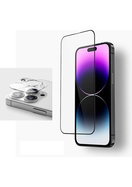 iPhone 15 Pro Kılıf Zore Negro Silikon Kapak + Vendas Ekran ve Kamera Lens Koruyucu Set fiyatları