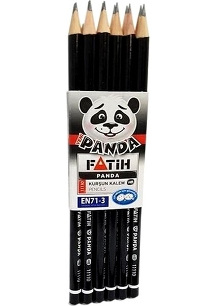 Kurşun Kalem Panda - 5 Adet