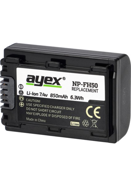 Sony NP-FH50 Muadili Ayex Batarya