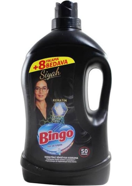 3 Lt 2'li Sıvı Deterjan + Bingo 2 Adet 2888 Lovely Soft Yumuşatıcı