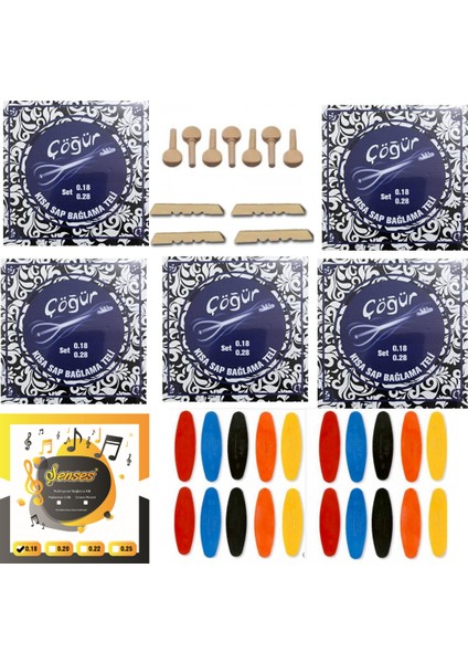 Çöğür 0 18 Uzun Bağlama Takım Teli