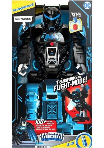 GWT23 Imaginext®, Dc Super Friends™ Bat-Tech Batbot Byr [byrtek]