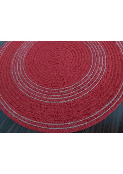 Amerikan Servis Supla Takımı Tabak Altlığı Mutfak Hasır Sepet Sunum Hediye 33X33CM