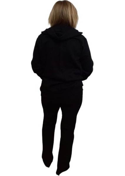 Siyah Kapüşonlu Unisex Sweat Hırka indirimleri
