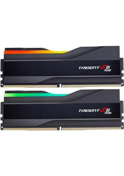 Gskıll Trident Z5 Rgb Siyah DDR5-7600MHZ CL38 48GB (2X24GB) Dual (38-48-48-121) 1,35V