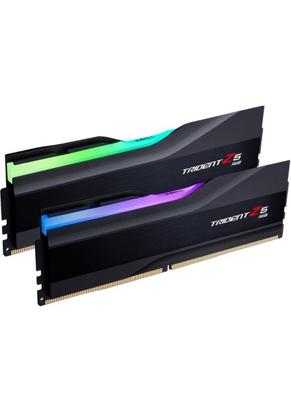 Gskıll Trident Z5 Rgb Siyah DDR5-7600MHZ CL38 48GB (2X24GB) Dual (38-48-48-121) 1,35V