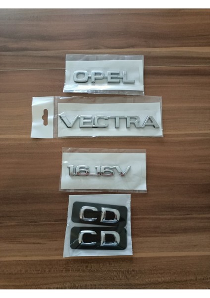 Opel "opel, Vectra, 1.6_16V, Cd" Yazı Takımı 'opel Vectra 1.6 16V Cd' 4'lü Takım