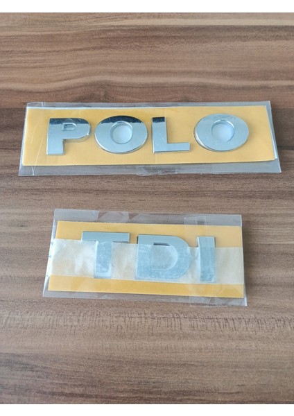 Volkswagen "polo Tdı" Yazısı 'polo Tdı' Bagaj Yazısı
