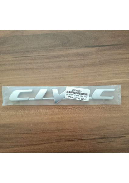 Honda Civic Fd6 Bagaj Yazısı 2007 - 2012 Cıvıc Bagaj Yazısı